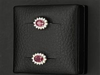 Earrings Gioielleria Dossena  Woman in White Gold Rubino 1.28 Ct OROR-126-253 - OROR-126-253